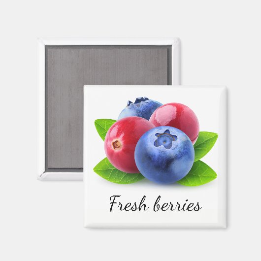 Verse bessen magneet (Voorkant / Achterkant)