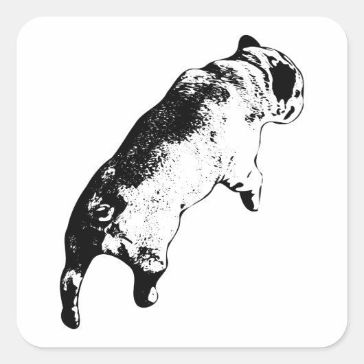 Verse Beweging Vierkante Sticker (Voorkant)