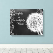 Verse bijbelverse, verfijnde en wonderbaarlijke vo canvas afdruk (Insitu (Houten vloer))