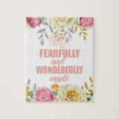 Verse bijbelverse, verfijnde en wonderbaarlijke vo legpuzzel (Verticaal)