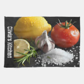 Verse biologische gezonde voeding theedoek (Horizontaal)