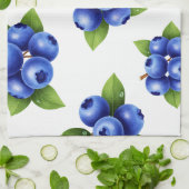 Verse Blaubeer Naadloos Patroon Theedoek (Gevouwen)