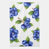 Verse Blaubeer Naadloos Patroon Theedoek (Verticaal)