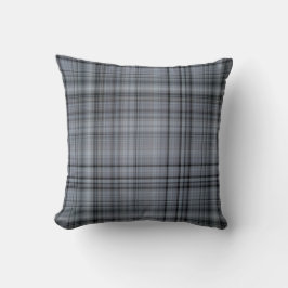Verse Blauwe Bosbessen Navy Blauwe Schotse Ruit Kussen