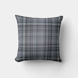 Verse Blauwe Bosbessen Navy Blauwe Schotse Ruit Kussen