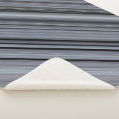 Verse blauwe streep van bosbessen sherpa deken (3/4)