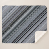 Verse blauwe streep van bosbessen sherpa deken (Voorkant (horizontaal))