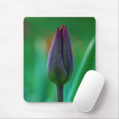 Verse bloeiende paarse tulp muismat (Met muis)