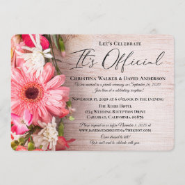 Verse Bloemen Bloemschikking Het is Officieel Trou Kaart