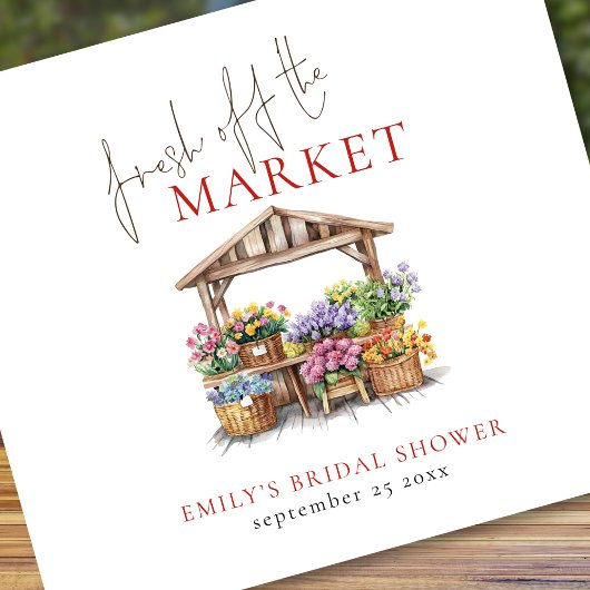 Verse Bloemen Bruiloftsborrel Waterverf Sparkling Wijnetiket