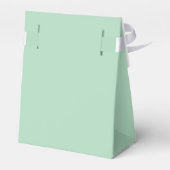 Verse Bloemen Favor Box in Mint Groen Bedankdoosjes (Achterkant)