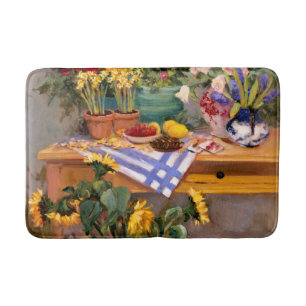 Verse bloemen I Badmat