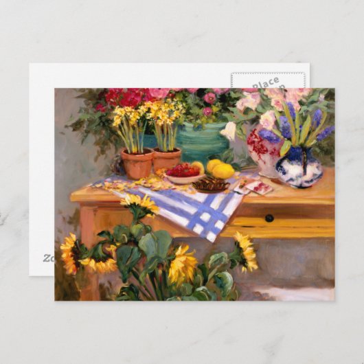 Verse bloemen I Briefkaart (Voorkant / Achterkant)