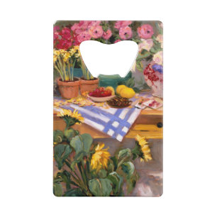 Verse bloemen I Creditkaart Flessenopener