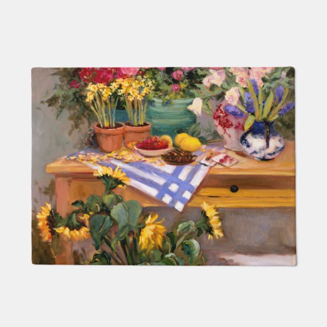 Verse bloemen I Deurmat (Voorkant)