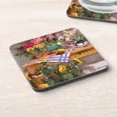 Verse bloemen I Drankjes Onderzetter (Linkerzijde)