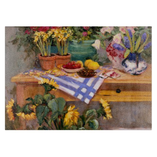 Verse bloemen I Snijplank (Voorkant)