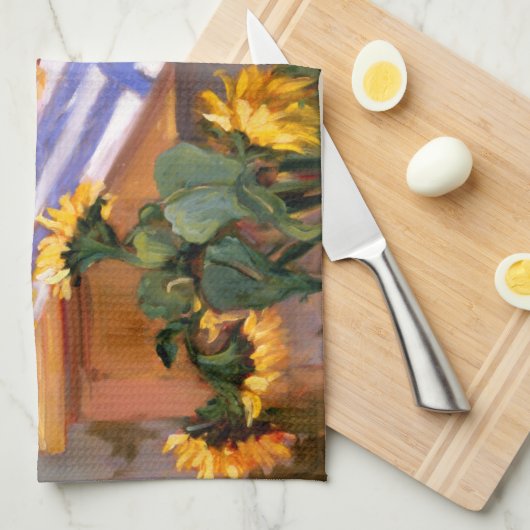 Verse bloemen I Theedoek (Quarter Fold)