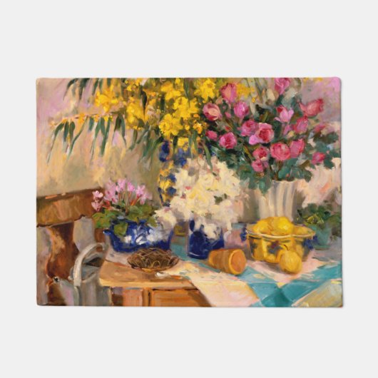 Verse bloemen II Deurmat (Voorkant)