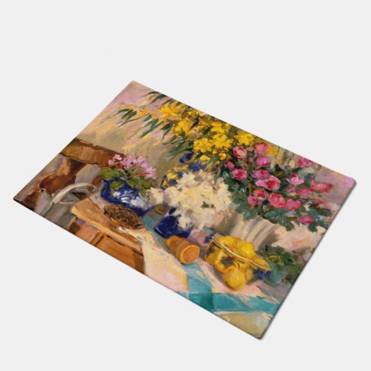 Verse bloemen II Deurmat (Schuin)