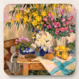 Verse bloemen II Drankjes Onderzetter