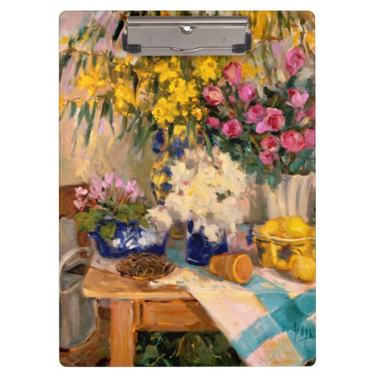 Verse bloemen II Klembord (Voorkant)