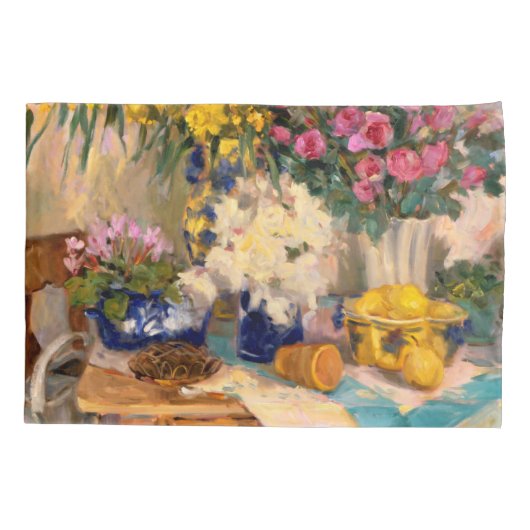 Verse bloemen II Kussensloop (Achterkant-Links)