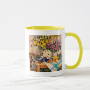 Verse bloemen II Mok
