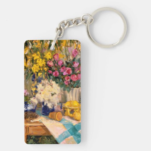 Verse bloemen II Sleutelhanger (achterkant)