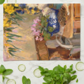 Verse bloemen II Theedoek (Gevouwen)