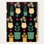 Verse bloemen Kleurrijke botanische naam planner (Achterkant)