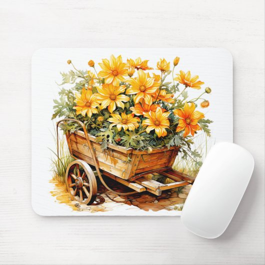  Verse Bloemen Muismat (Met muis)