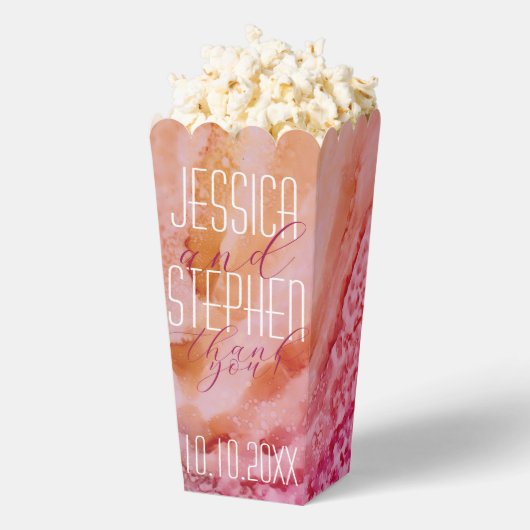 Verse bloemen om gunstdozen te omlijsten bedankdoosjes (Popped)