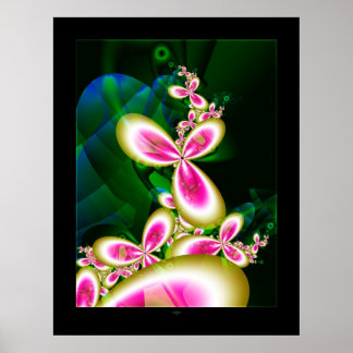 Verse bloemen poster
