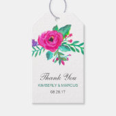 Verse Bloemen Trouwplezier Cadeau Labels Cadeaulabel (Voorkant)
