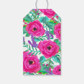 Verse Bloemen Trouwplezier Cadeau Labels Cadeaulabel (Achterkant)