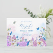 Verse Bloemen zomerbloei verjaardag Kaart (Staand voorkant)