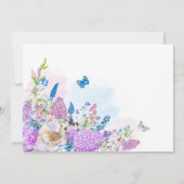 Verse Bloemen zomerbloei verjaardag Kaart (Achterkant)