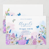 Verse Bloemen zomerbloei verjaardag Kaart (Voorkant / Achterkant)