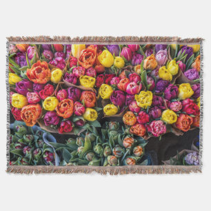 Verse Bloemenmarkt – Levendige Bloemenpracht Deken
