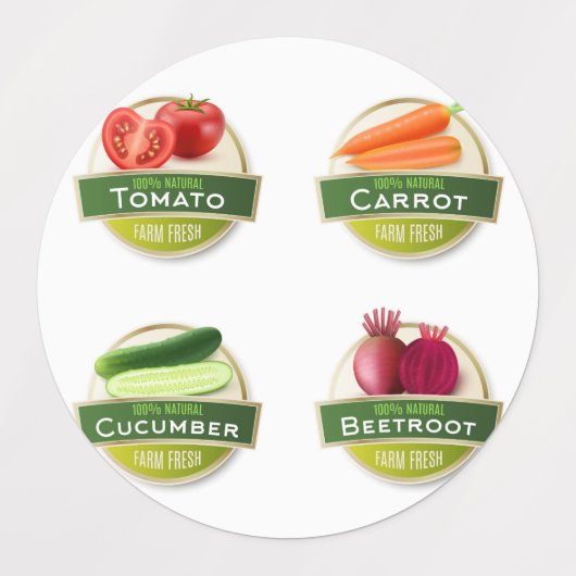 Verse Boerderijen Labels (Design 2)