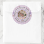 Verse boerderijen zeep aanpassen ronde sticker (Tas)