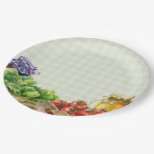 Verse boeren verkopen lokaal geteeld Baby shower Papieren Bordje (Gekanteld)