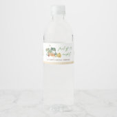 Verse Boerenmarkt Bruidsfeest Waterfles Etiket (Voorkant)