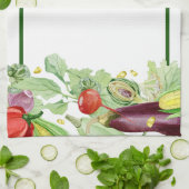 Verse Boerenmarkt Groenten Theedoek (Gevouwen)