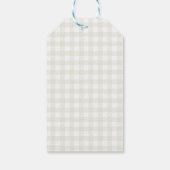 Verse Boerenmarkt Lokale Kringloop Babyfeestje Cadeaulabel (Achterkant)