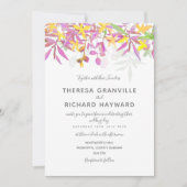 Verse Boho bruiloft uitnodigen carnaval Kaart (Voorkant)