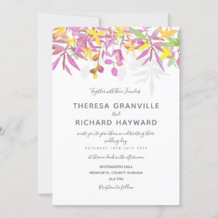 Verse Boho bruiloft uitnodigen carnaval Kaart