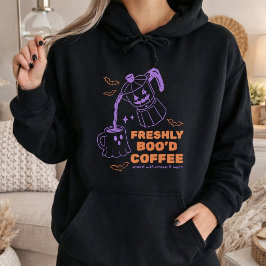 Verse Boo'd Coffee Lieve Halloween Geest Hoodie
