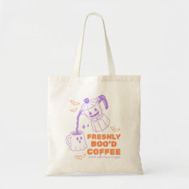 Verse Boo'd Coffee Lieve Halloween Geest Tote Bag